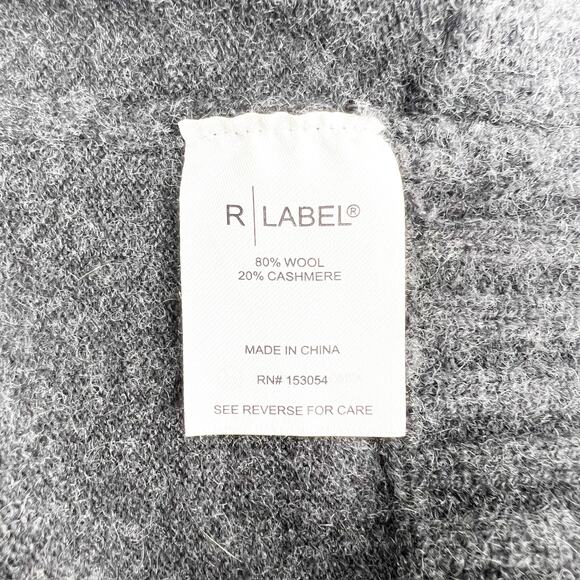 R Label Grey‎ Cashmere Wool Turtleneck Sweater XS - Picture 5 of 5